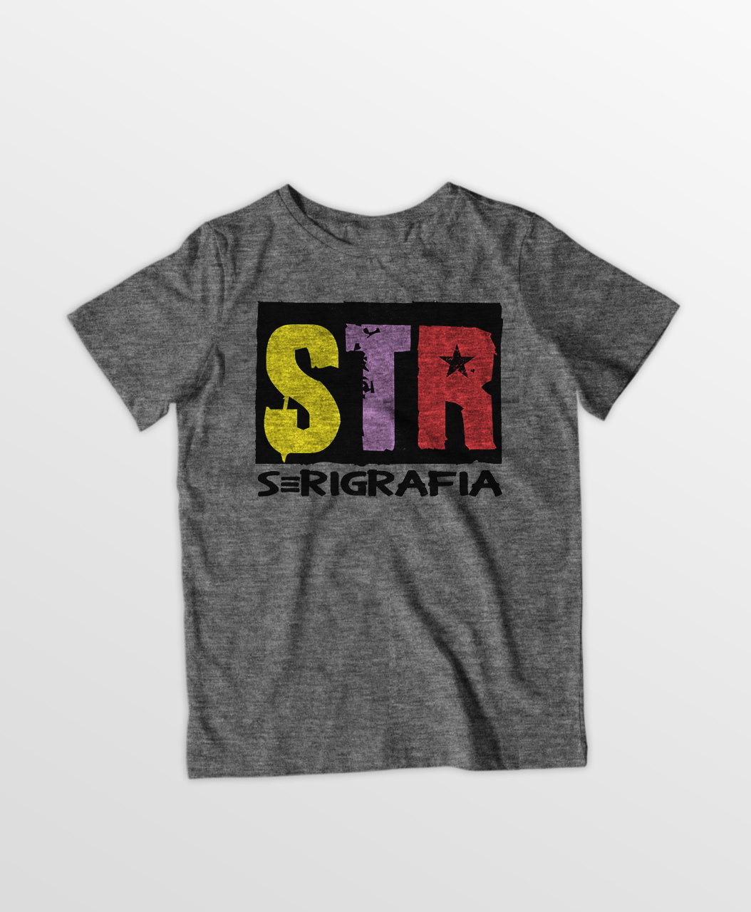 camiseta serigrafía con logo SRT